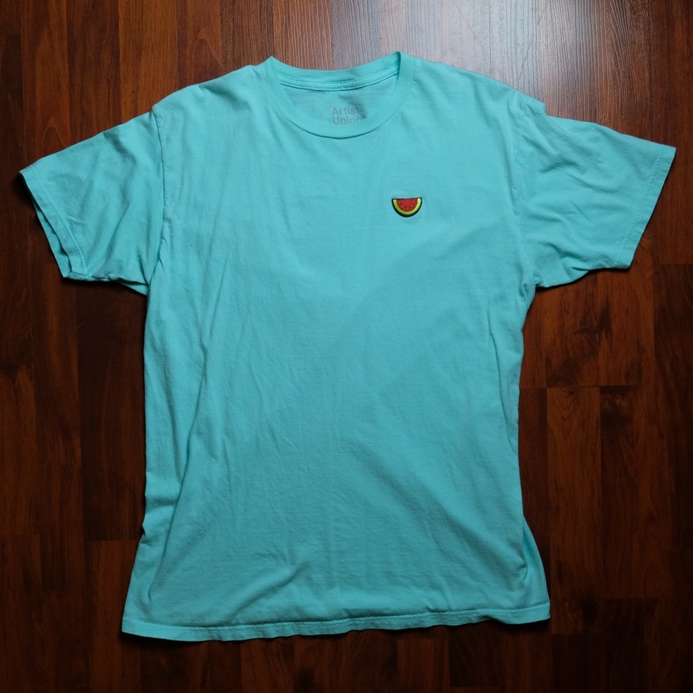 Teal Watermelon Tee Shirt - Large